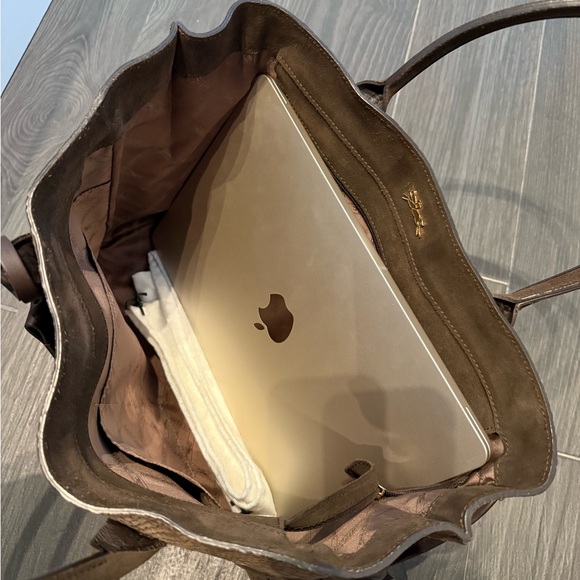 Longchamp Penelope Python Snakeskin Embossed Tote Bag - Picture 14 of 15